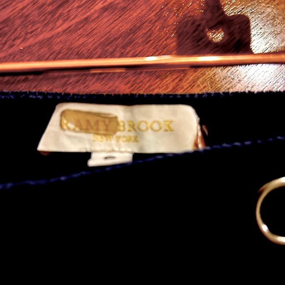 Ramy Brook NY,dark blue and black corduroy skirt size 8 - Picture 7 of 8